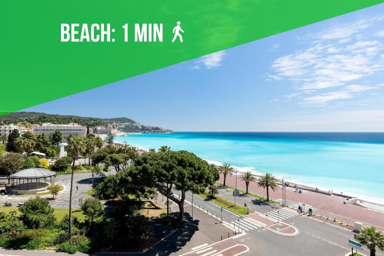 Sea - 2 Bedroom - Kitchen - Wifi - Tramway - Air Conditioner 니스 외부 사진